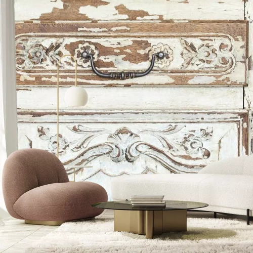 Fototapete Retro-Schrank Shabby Chic