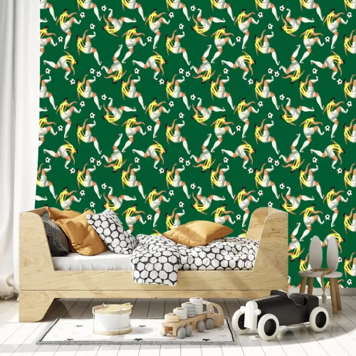 Tapete Märchenhaftes Fußballspiel