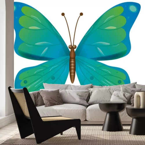 Sticker Schmetterling isoliert. EPS10 Vector