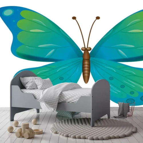 Sticker Schmetterling isoliert. EPS10 Vector