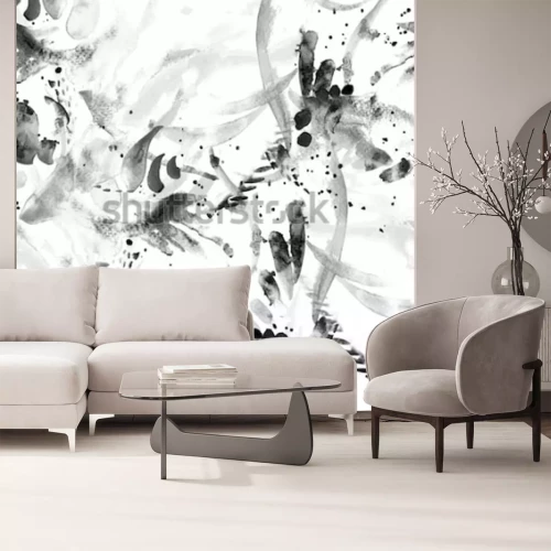 Fototapete Boho Pinselstriche