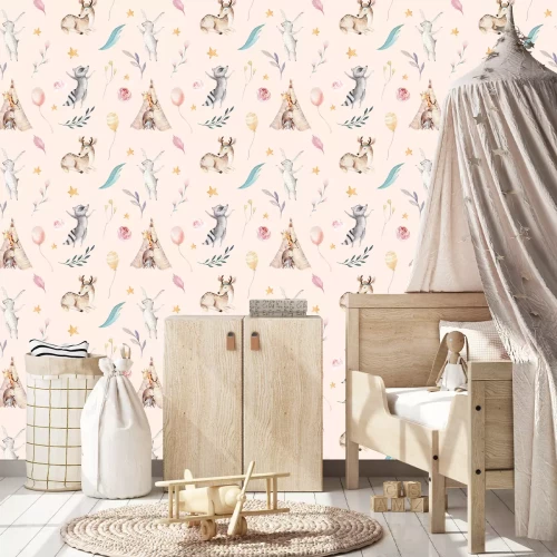 Tapete Märchenhafte Wildtiere