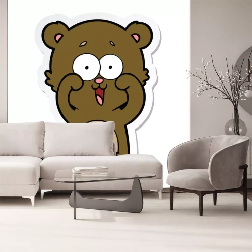 Sticker Lachendes Bärchen