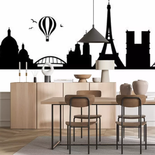 Sticker Paris City Skyline