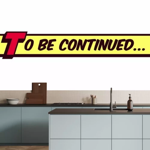 Sticker Comic-Pop-Art-Schriftzug