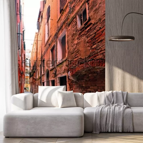 Fototapete Venedig steinstraße