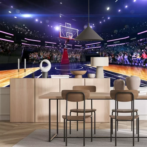 Fototapete Vor dem Basketball-Spiel