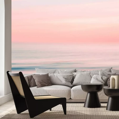 Fototapete Sonnenaufgang in rosa Farben