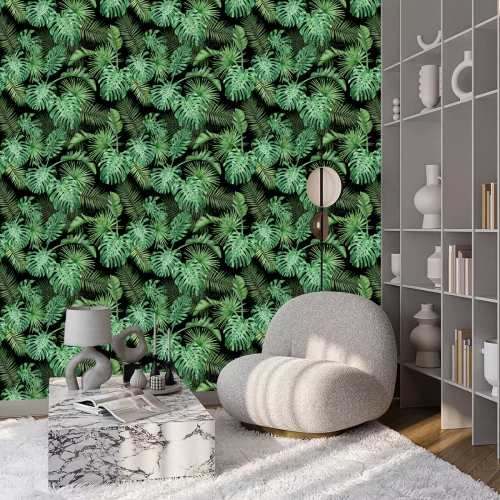 Tapete Tropische Blattpflanzen