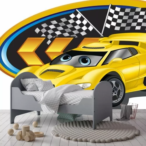 Sticker Carrinho Amarelo