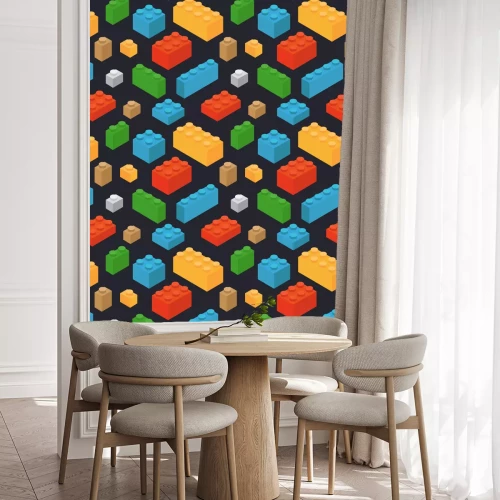 Tapete Kunststoff-Bausteine