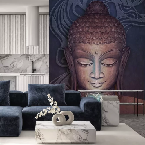 Sticker Head Smiling Buddha