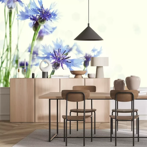 Sticker Mit Aquarellfarbe gemalte Blumen