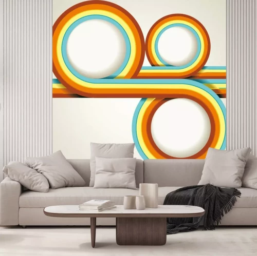 Sticker Grunge Retro-Hintergrund mit Platz für Ihren Text