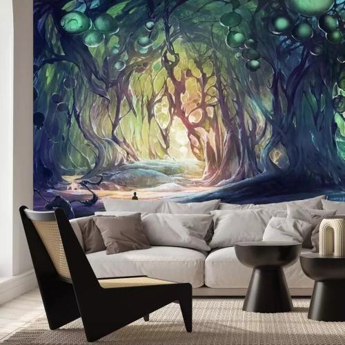 Fototapete Fantasy-Welt und Mensch