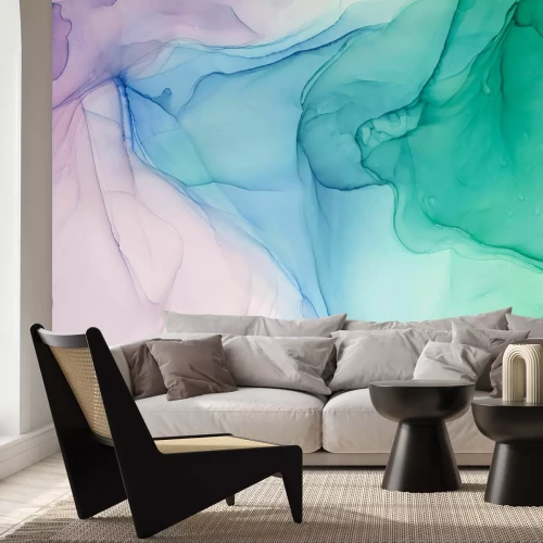 Fototapete Bunte Tintenflecken