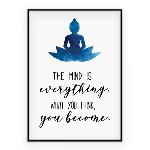 Poster Inspirierendes Zitat von Buddha