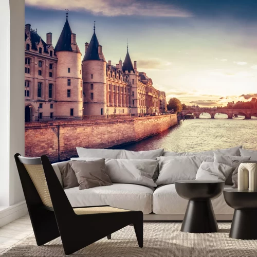 Fototapete Mauern des Schlosses in Paris