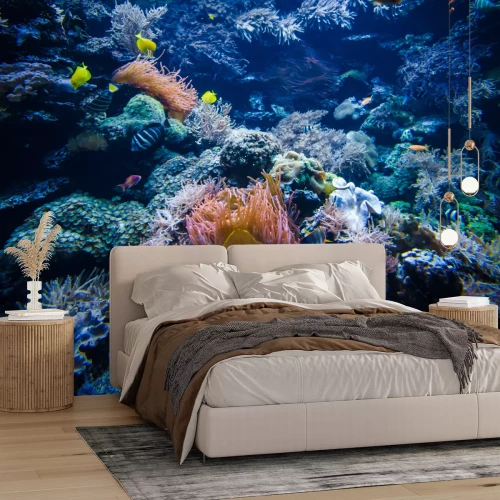 Fototapete Meereslandschaft mit Fischen