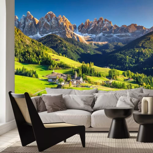 Fototapete Landschaft in Grün