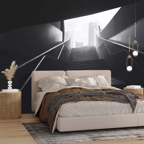 Fototapete Treppe aus Untergrund