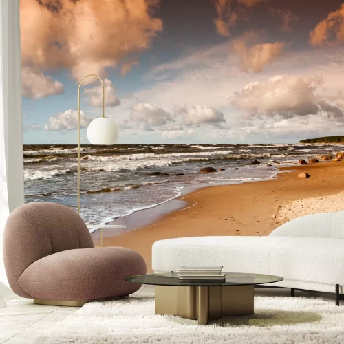 Fototapete Meer Strand und Himmel