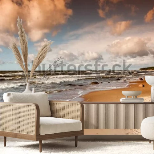 Fototapete Meer Strand und Himmel