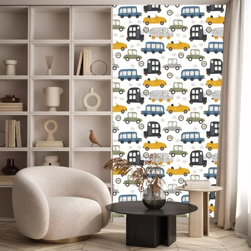 Tapete Märchenhafte Retro-Autos