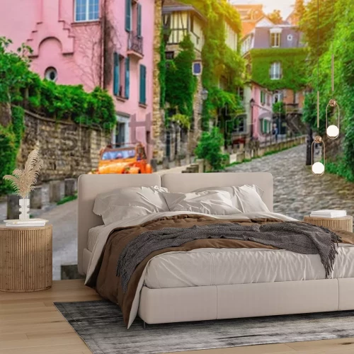 Fototapete Orange Auto in Paris