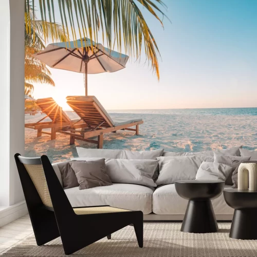 Fototapete Tropen Strand und Sand