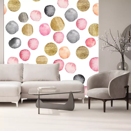 Sticker Punkte von Aquarell