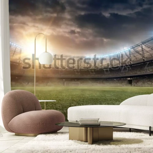 Fototapete 3D Sport im Stadion