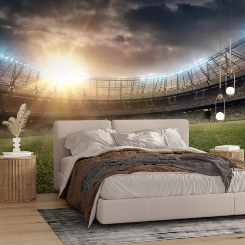Fototapete 3D Sport im Stadion