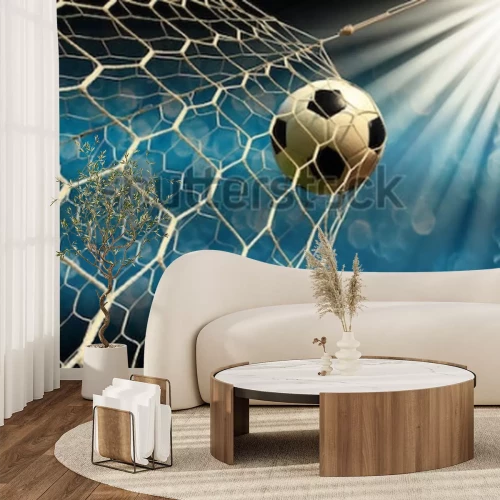 Fototapete Sportliche Emotionen mit Ball