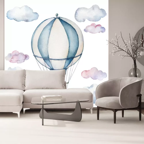 Sticker Luftballon in den Wolken