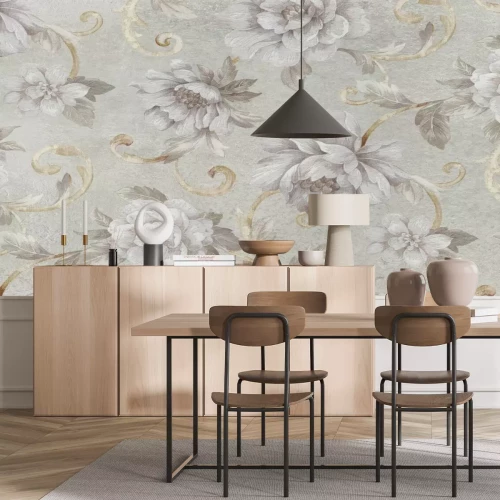 Fototapete Digital colorful wall tile design for washroom and kitchen