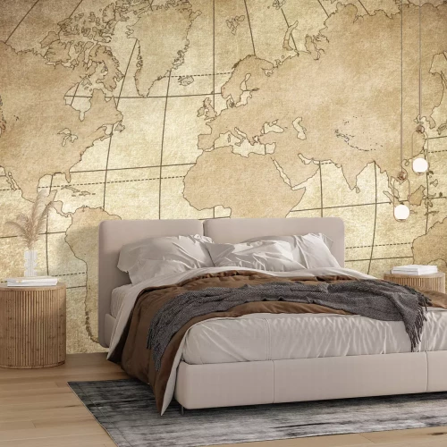 Sticker Vintage Karte