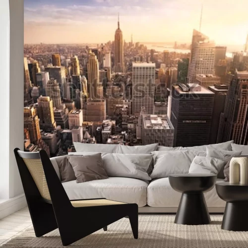 Fototapete New York City Stadt in der Sonne