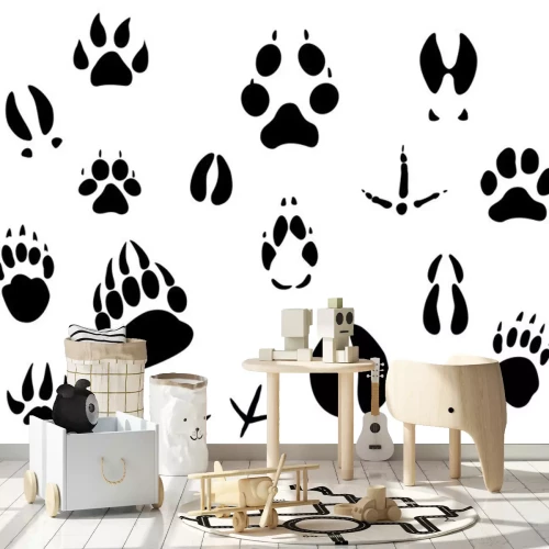 Sticker Tierabdrücke