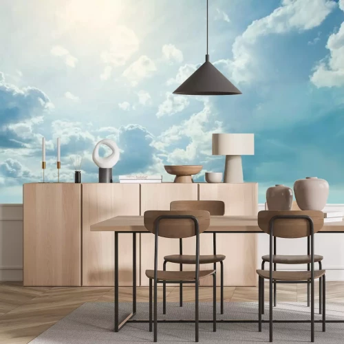 Fototapete Sonniger Himmel mit Wolken