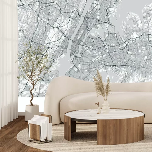 Fototapete New Yorker Straßenlayout