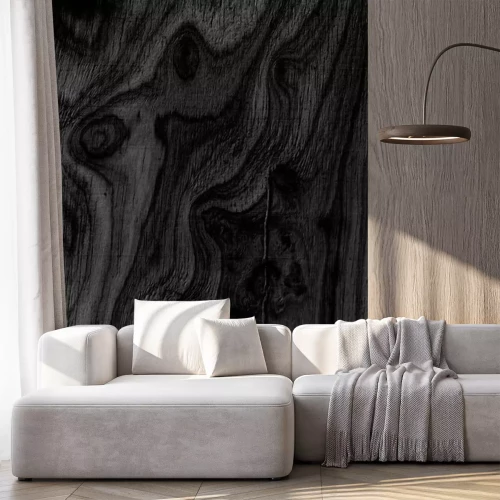Sticker Schwarze Holztextur