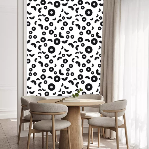 Tapete Nahtloses Muster von Schallplatten