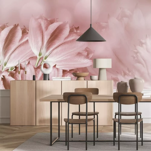 Fototapete Wunderschöne zarte Tulpen