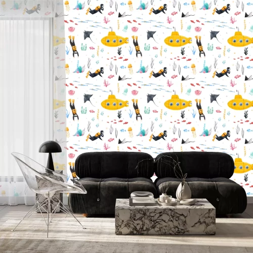 Tapete Unterwasserabenteuer