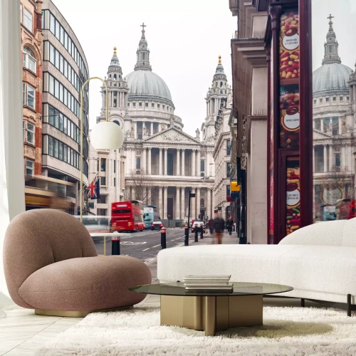 Fototapete Londoner Architektur an einem Wintertag