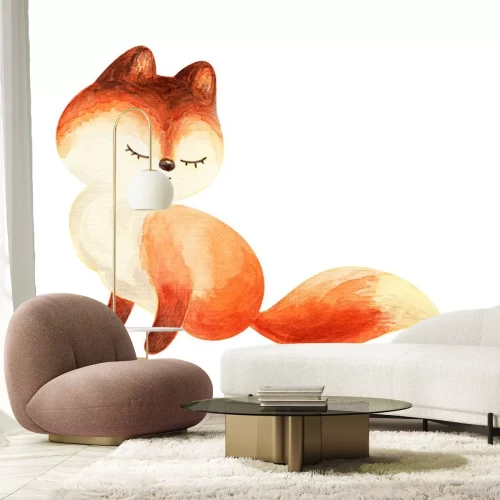 Sticker Kleiner süßer Fuchs