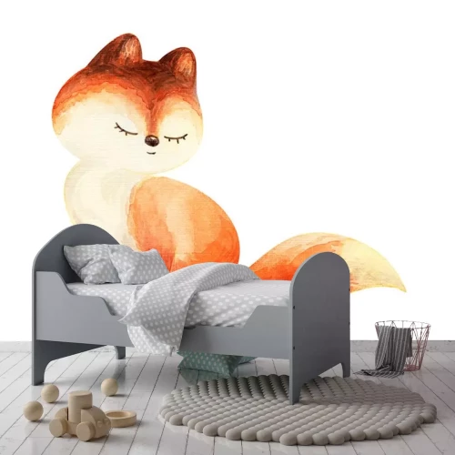 Sticker Kleiner süßer Fuchs