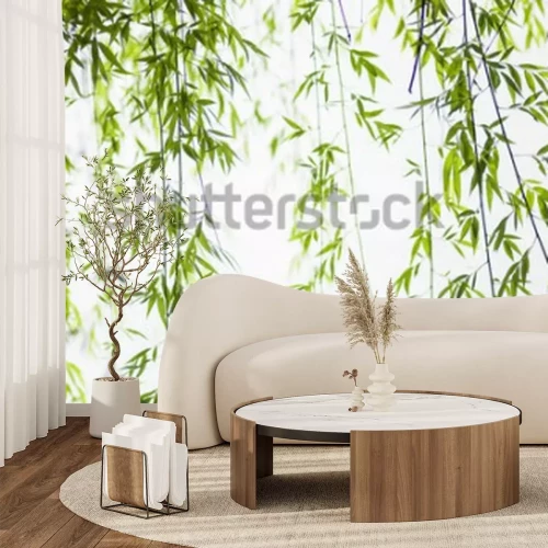 Sticker Weidenblätter