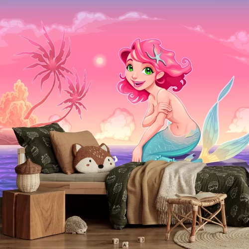 Fototapete Meerjungfrau im Meer